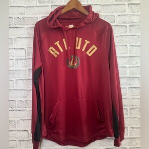 NWT! Men’s MLS ATL UTD lightweight performance LS hooded lightweight pullover M